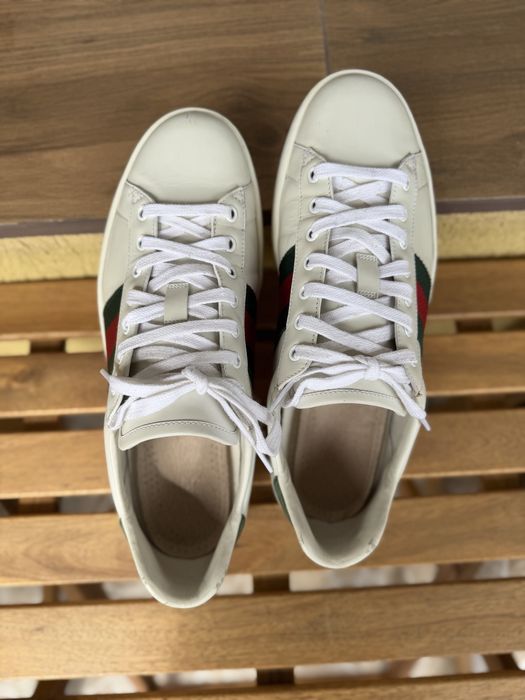 Adidasi Sneakers GUCCI ACE originali cu factura marime 43
