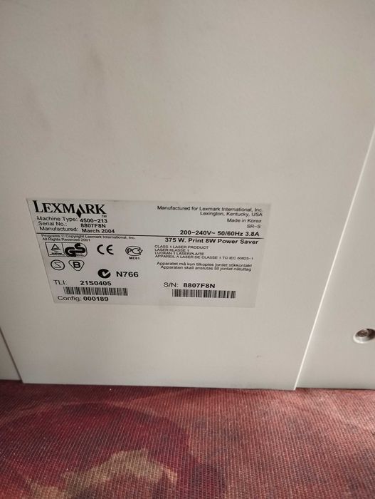 лазарен принтер lexmark e323