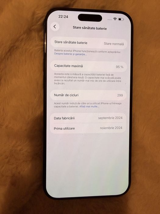 Vand iPhone 16 Pro Max 256GB, Negru