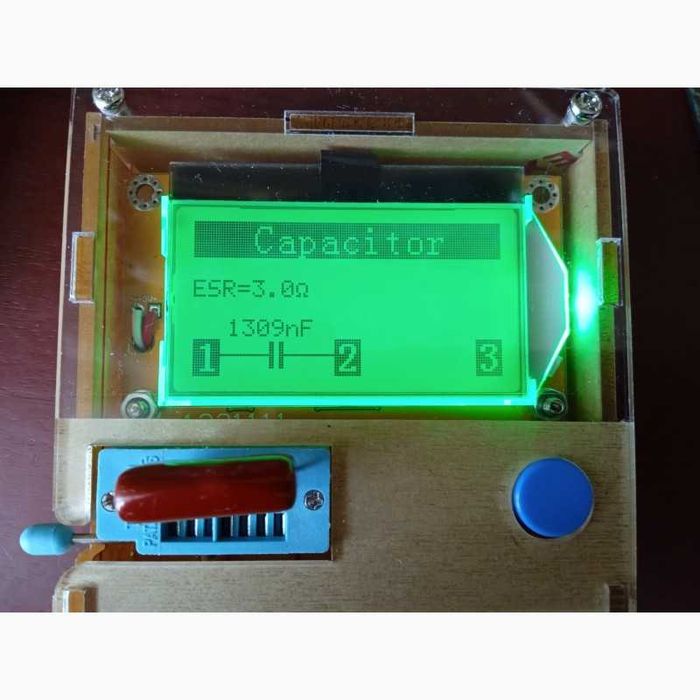Тестер LCR-T4 английская прошивка RLC, ESR-метр