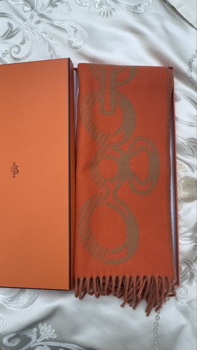 Шарф  Hermes кашемир