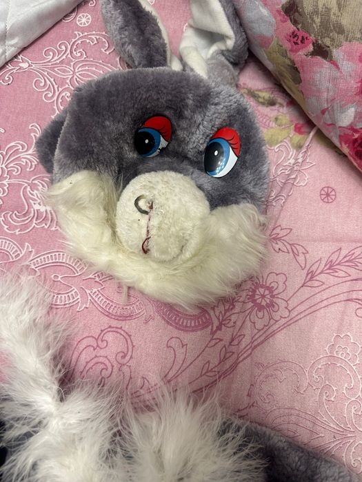 Заяц костюм меховой