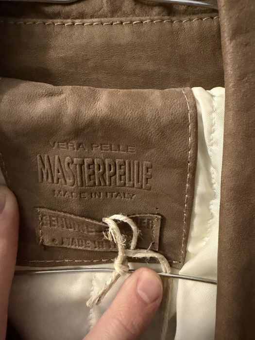 Geaca Biker Masterpelle nubuck M taupe