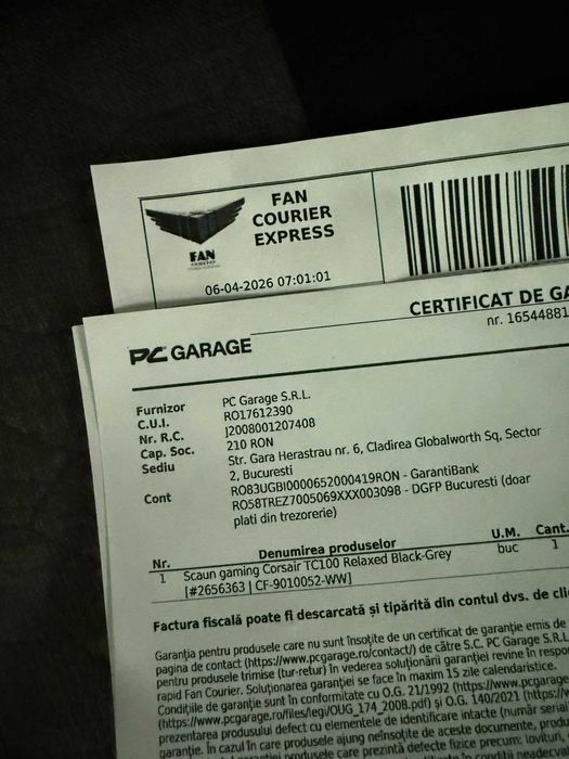 Scaun gaming CORSAIR TC100 textil