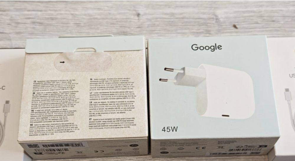 Incarcator Google Pixel 45w charger  usb c pt pixel 10. 9. 8. 7