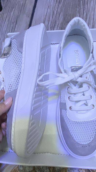 Турецкие кожаные кросовки