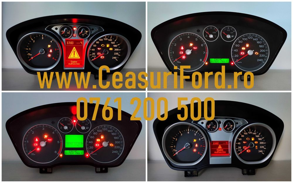 Display LCD bord B-Max C-Max Fiesta Focus Kuga Ranger Tourneo Transit
