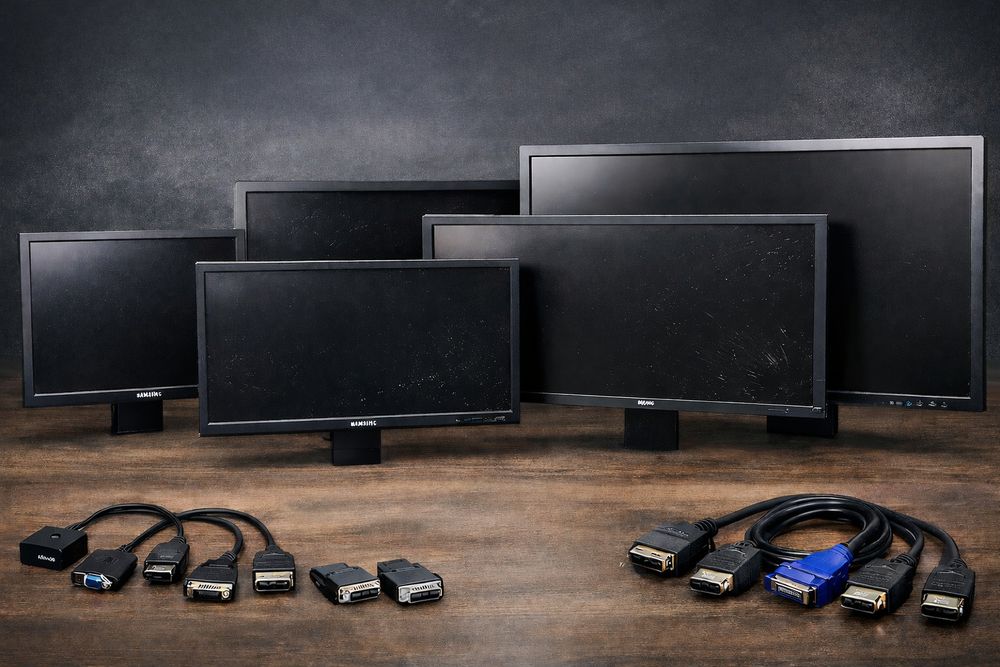 Мониторы для видеонаблюдения и офиса