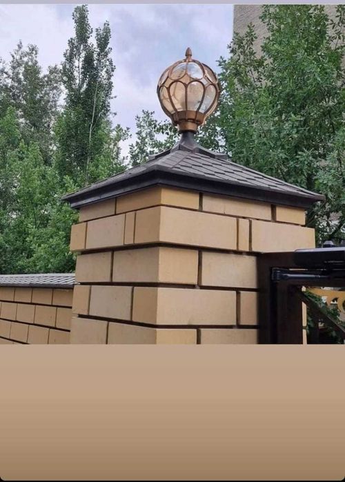 Накрывки на забор и колонны