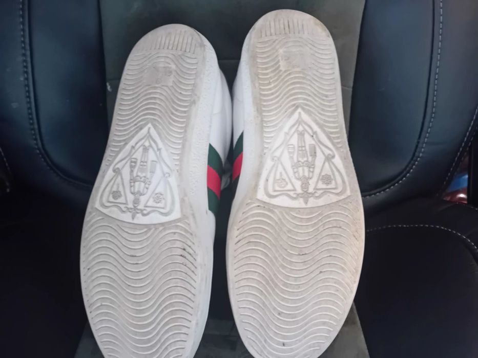 Gucci-италиянски кожени маратонки