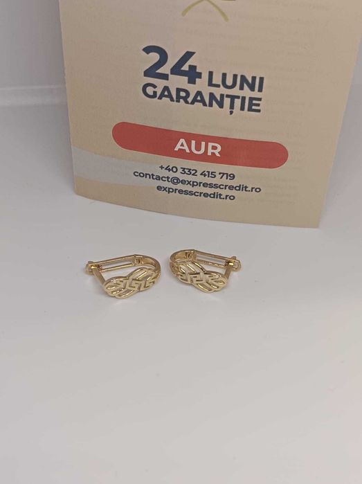 Cercei Aur 14K 2.80g (Ag4 Dacia B.52266.1) Garantie 2 ani