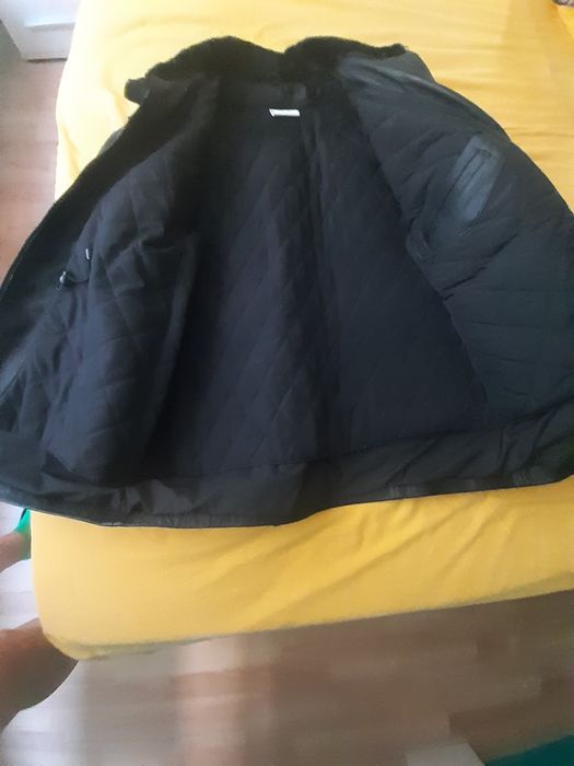 Мъжка  шуба, естествена кожа с подплата, ново. размер XL.