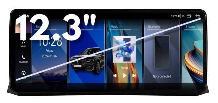 BMW 5 Series E60/E61/E62/E63/E64 (2009/2010)CIC 10.25"нави,2220+10/+12