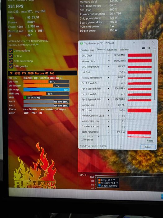 Видеокарта RTX 4080 Asus Noctua