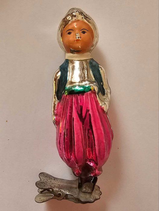 Винтажные советские ёлочные игрушки.