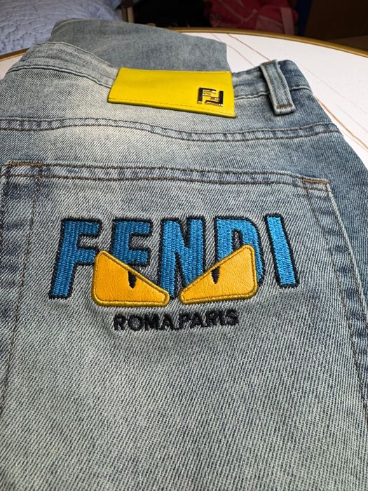 Blugi Fendi și tricou Off White PACHET PROMO