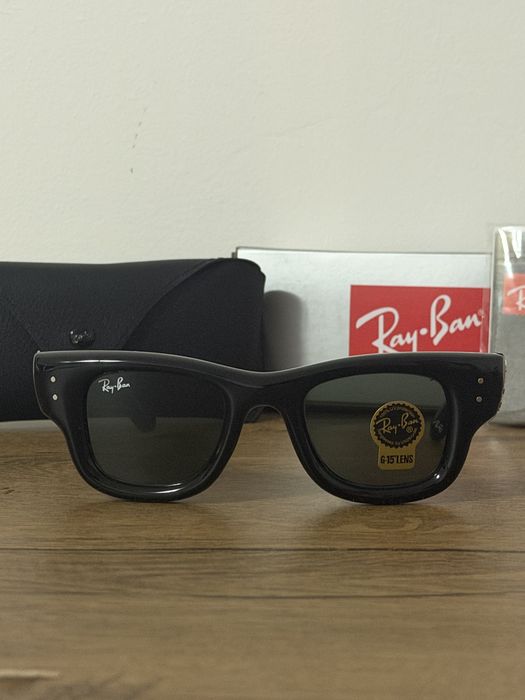 Ochelari de soare Ray-Ban x A$AP Rocky Wayfarer Puffer (RB 4940B) – Set complet