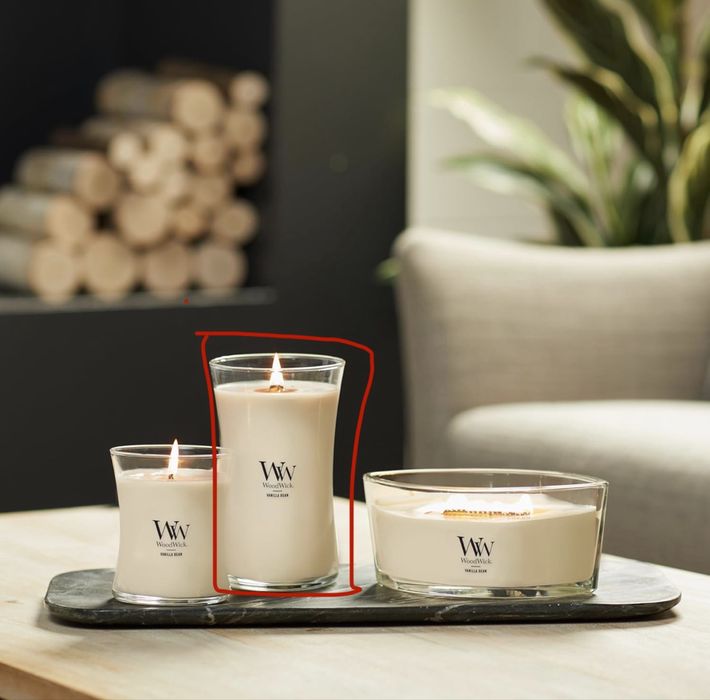 Woodwick Ароматна Свещ Vanilla Bean 590 gr