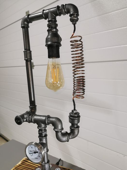 Lampa steampunk industrial, ideala pasionați, baruri, restaurante etc.