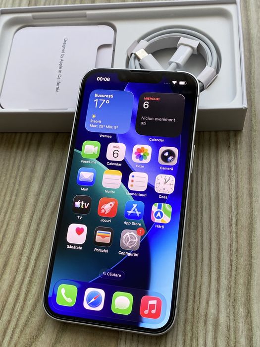 iPhone 16 E , ca NOU , 100% Viata Bateriei
