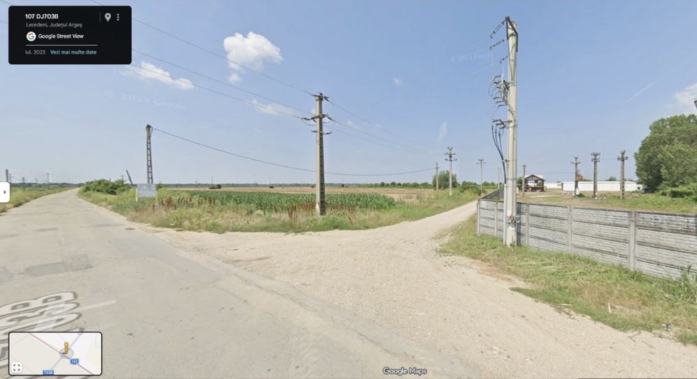 Vând Teren Intravilan 4000mp situat in com. Leordeni, Arges