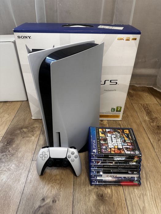 Продам PS5+игры Каспи0/0/12