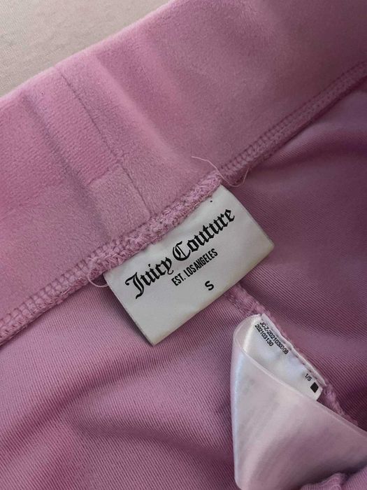y2k Juicy couture розов велурен панталон