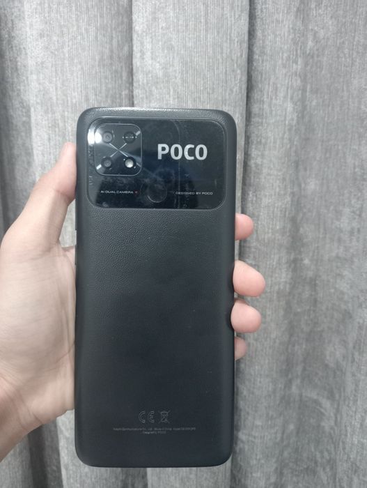 Poco C40 64GB рабочий, экран разбит