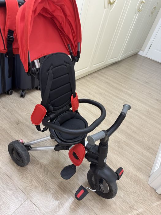 Детский велосипед-коляска