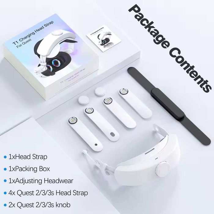 Нов VR head strap с батерия 10000mAh за Meta Quest 2/3/3S – неотварян