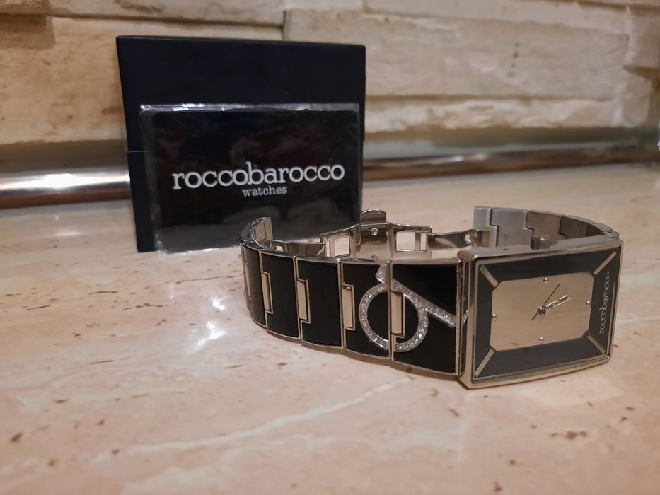 Ceas roccobarocco nou, cristale Svarowski