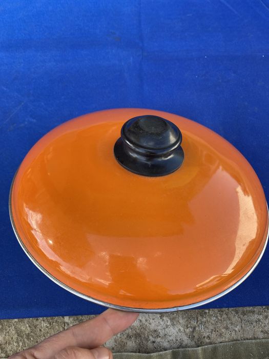 Тефлонов капак оранджев за тенджера/тиган и др