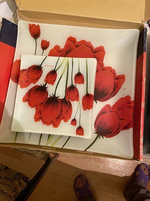 Набор тарелок новый 3000тг