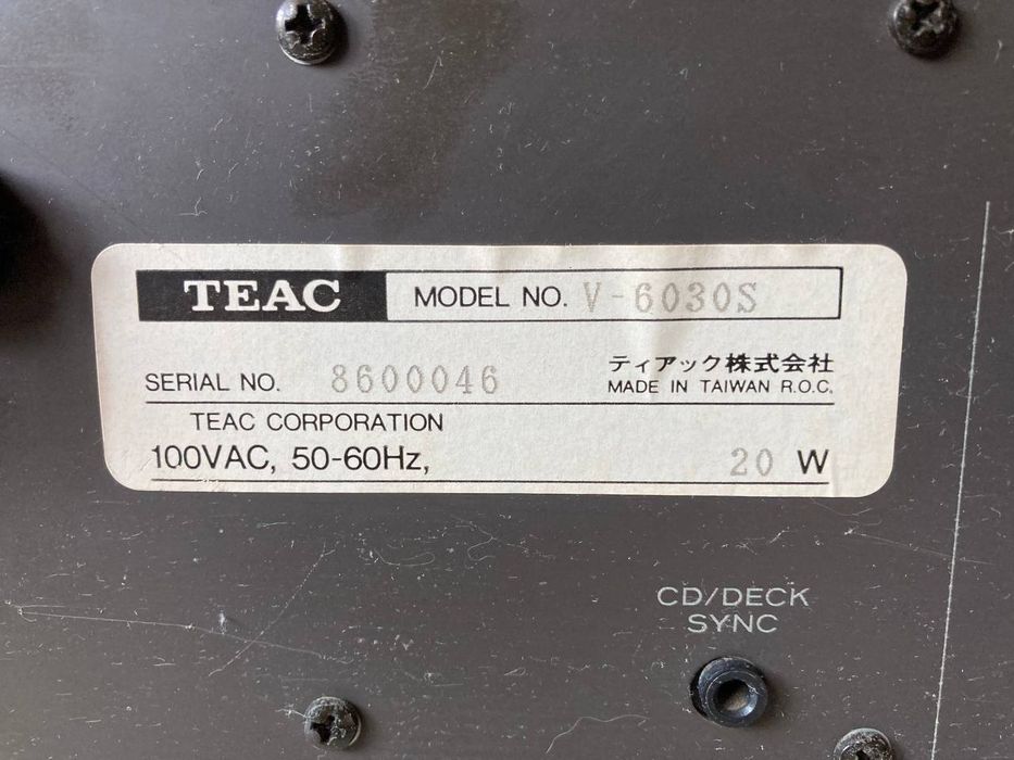 Касетная дека Teac V-6030s (220v)