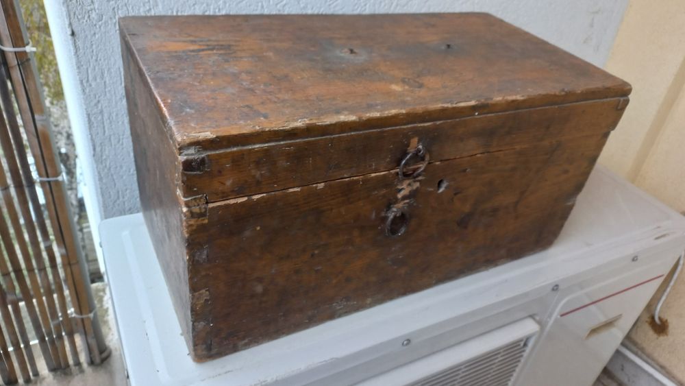 Lada cufar din lemn pt decor