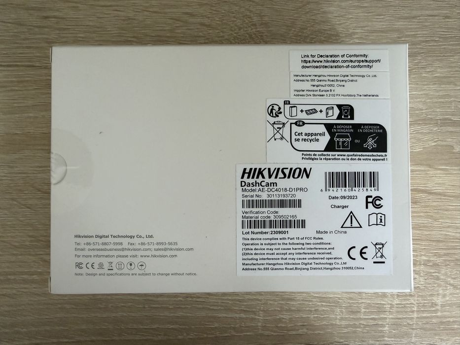 Hikvision D1 Pro Dashcam 2K