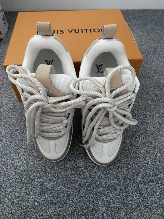 #EDITIE LIMITATĂ# Louis Vuitton LV Skate Bej Crem - Verificare Colet