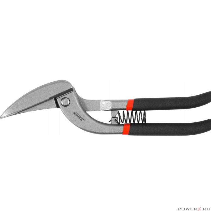 Foarfeca tabla tip pelican, pe dreapta, 30cm, cu arc, Verke