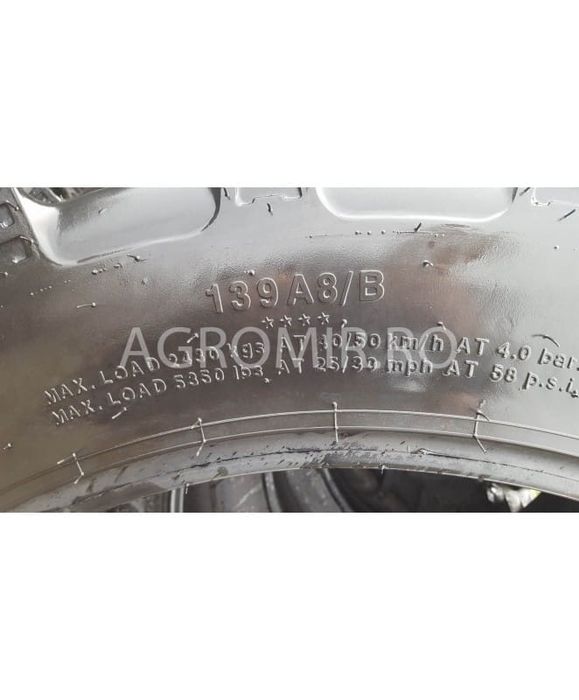 Anvelopa 270/95 r36 bkt agrimax rt955 139a8/b tl  Cauciucuri tractor, Fiat, Case, Fendt, John Deere, New Holland, Massey Ferguson, UTB   Cauciucuri tr