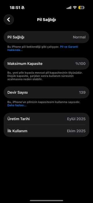 İphone 17 256 gb 100%