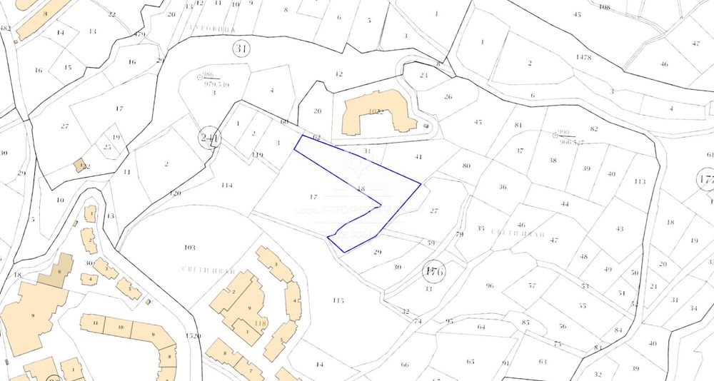 Парцел в Благоевград, област-гр.Банско площ 4369 цена 284000