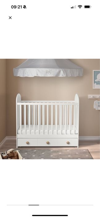 Patut si saltea bebe Ikea Gonatt NOU