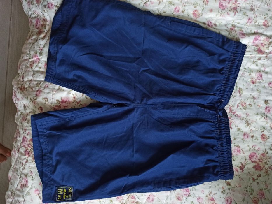 Сини плажни шорти