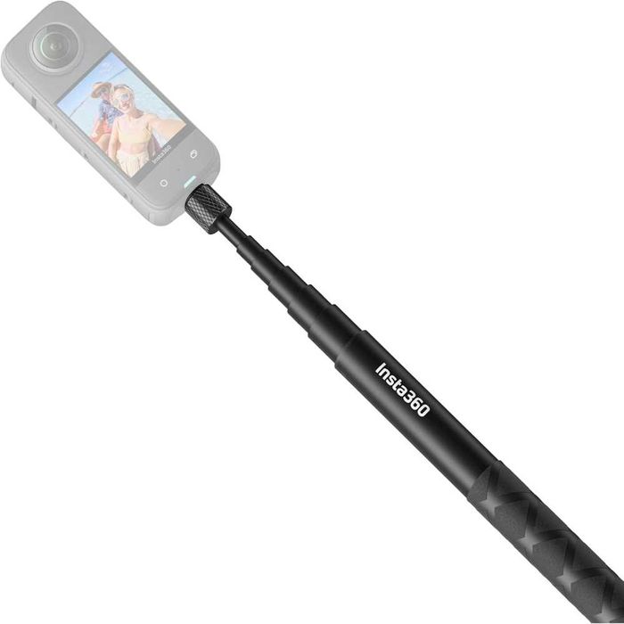 HSU 2м разтегателен алуминиев невидим селфи стик за Insta360 и GoPro