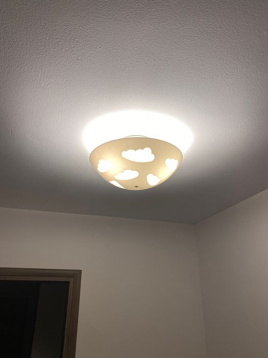 Plafoniera Ikea Skojig cu nori