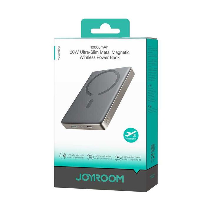 Външна батерия Joyroom JR-PBM08 Ultra-Thin Magnetic10 000mAh