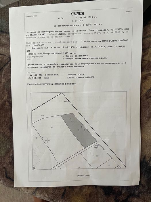 Земеделска земя,Лозе,Овощна градина