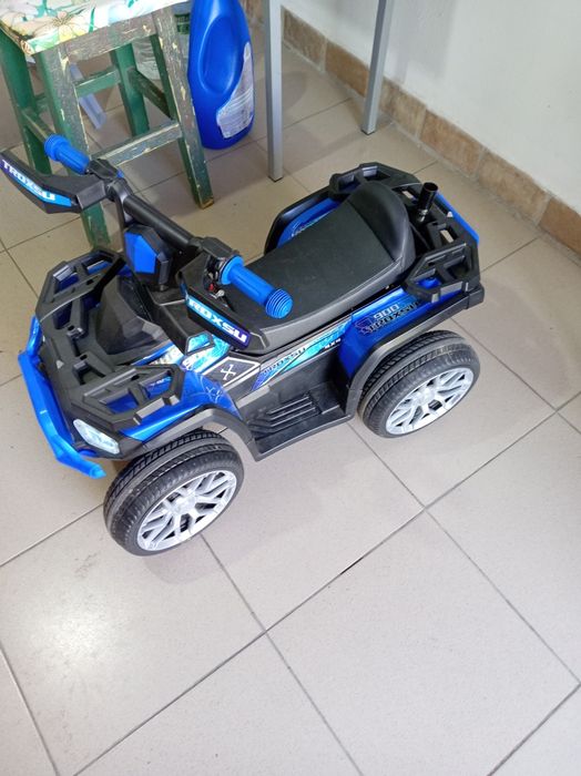 Atv electric cu apărătoare de protecție și mâner de împins, muzica lumini usb