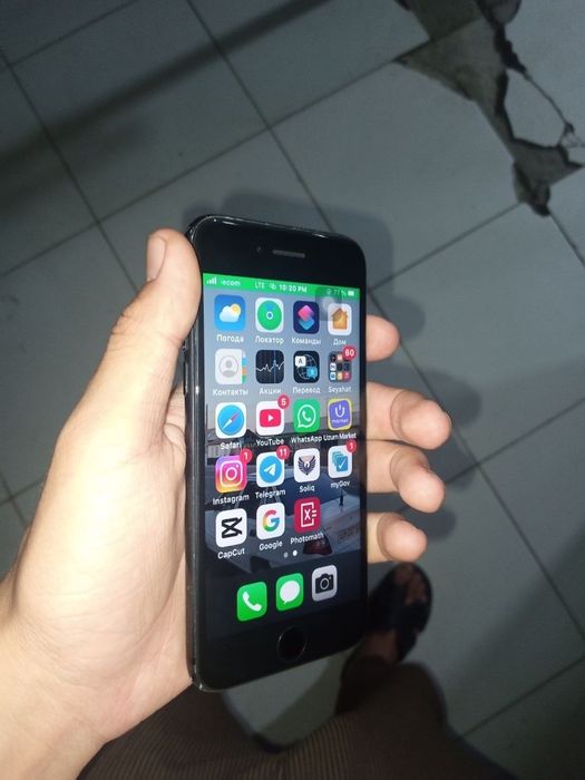 Powerbank + iphone 7 abmen faqat x laga