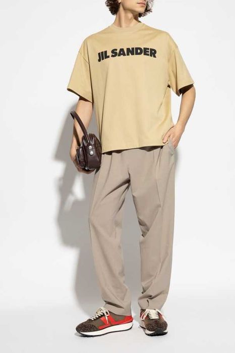 Тениска 100% памук - JIL SANDER ,XL OVERSIZE , чисто нова